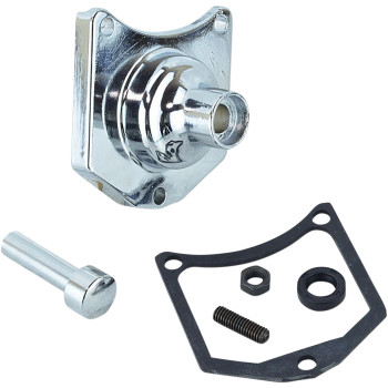 Solenoid End Cover, Chrome Drag Specialties for Harley