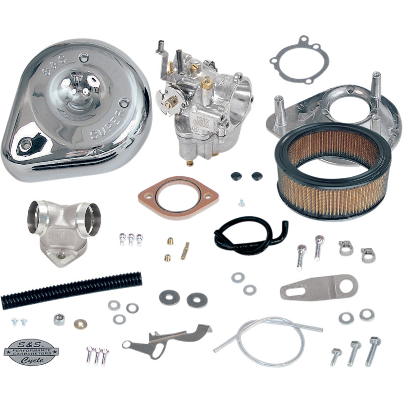 S&S CYCLE Super E Carburetor Kit with Manifold