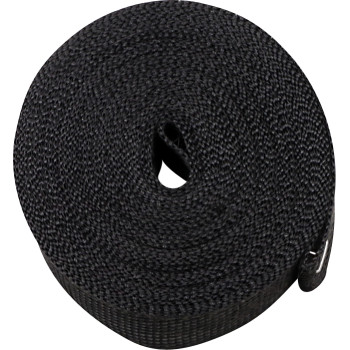 Lava Rock Exhaust Wrap - Metallic Black - 2" x 50'