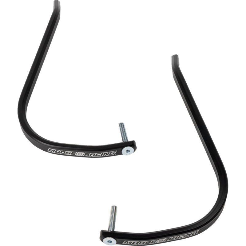 MOOSE OFFROAD Evo 2 Black Debris Deflectors with Tapered Clamp Set