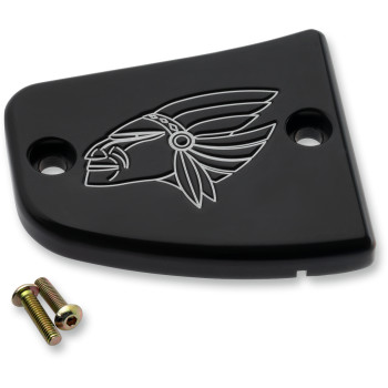 Front Brake Master Cylinder Cover for Indian Scout - Warrior - Black