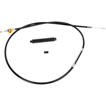 High-Efficiency Black Vinyl Clutch Cable - +6" Size