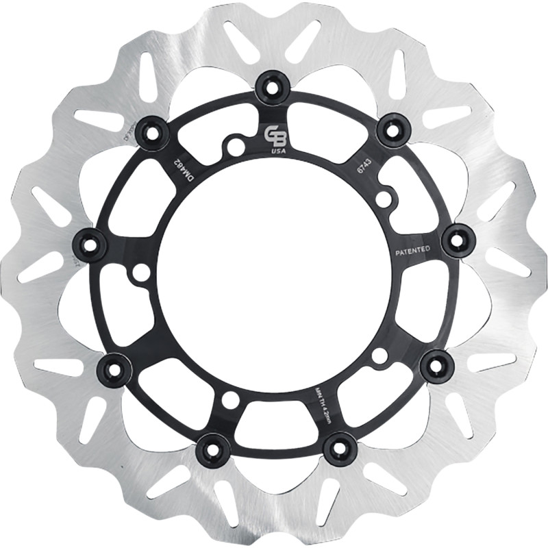 GBRAKES Floating Wave Brake Rotor - Image 2