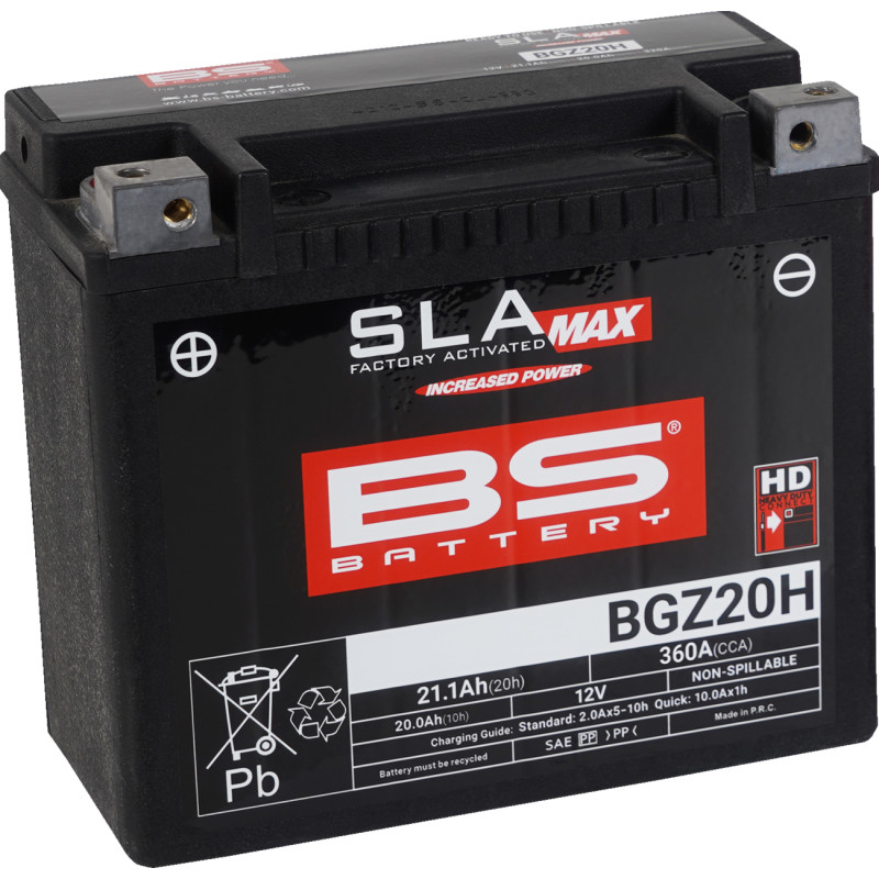 BS BATTERY SLA MAX Factory- Activated AGM Maintenance-Free Battery - Image 2