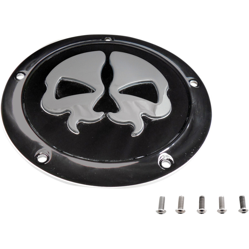 DRAG SPECIALTIES Split Skull Derby Cover - Image 4