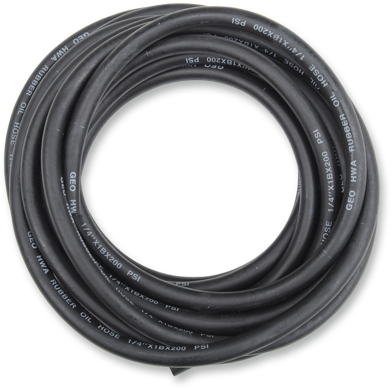 EMGO Universal Black Rubber Fuel/Oil Line