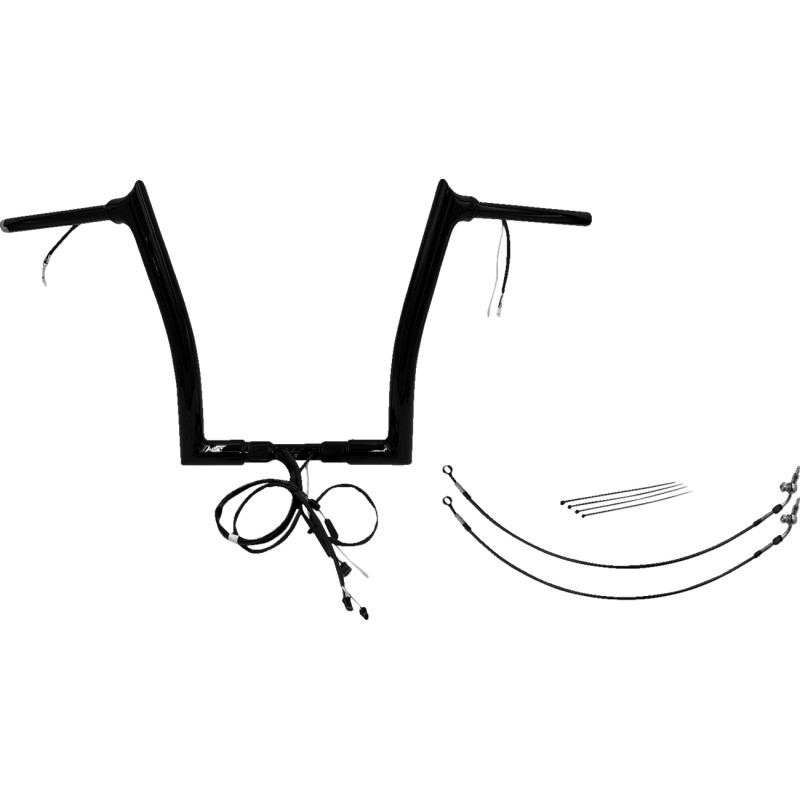 FAT BAGGERS INC. EZ Install Wired 1-1/2" Pointed Top Handlebar Kit - Image 8