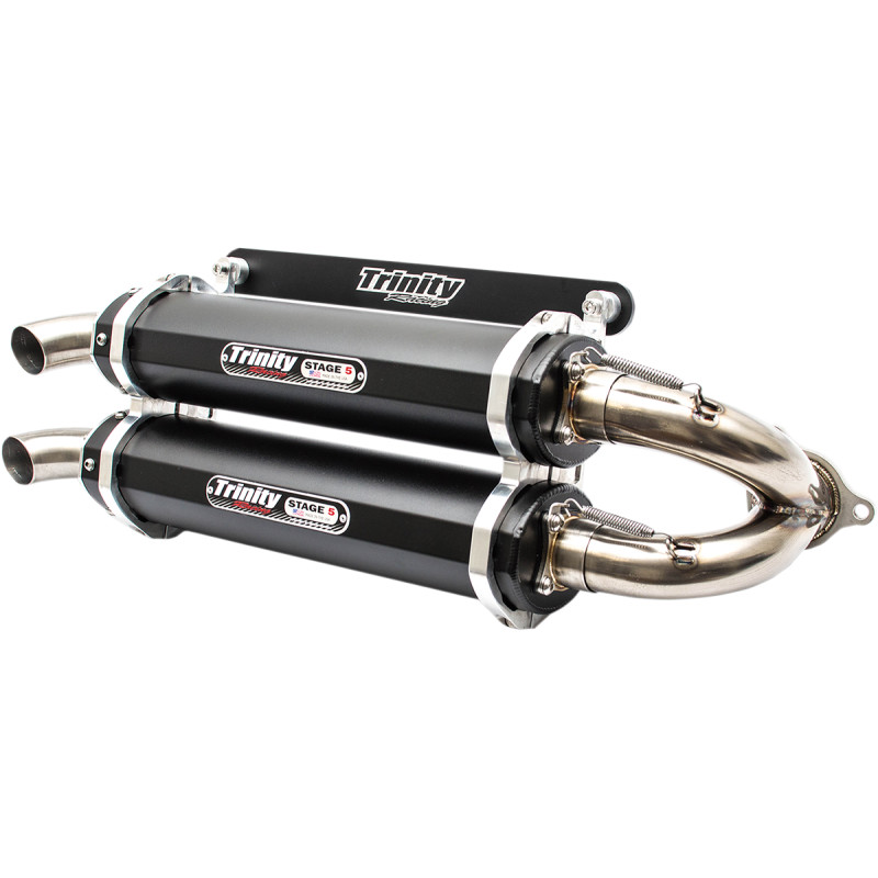 TRINITY RACING Stage 5 Slip-On Dual Muffler - Image 2