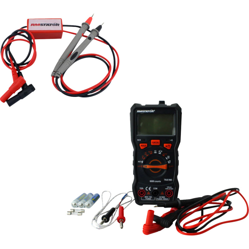 RM STATOR Digital Multimeter and Voltage Peak Reading DVA Adapter Kit