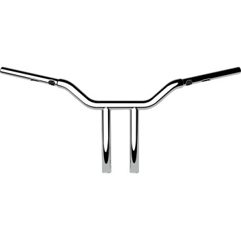 LA Choppers 1.25" One-Piece Kage Fighter Handlebar Chrome 12" Rise Made in USA
