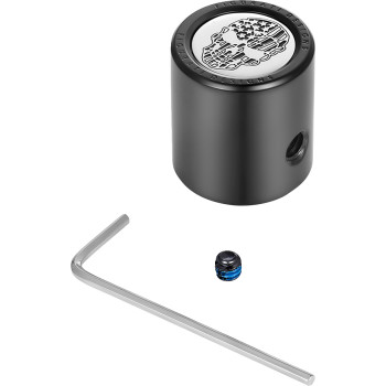 Heel-Toe Shifter Cover - American Flag Skull - Black