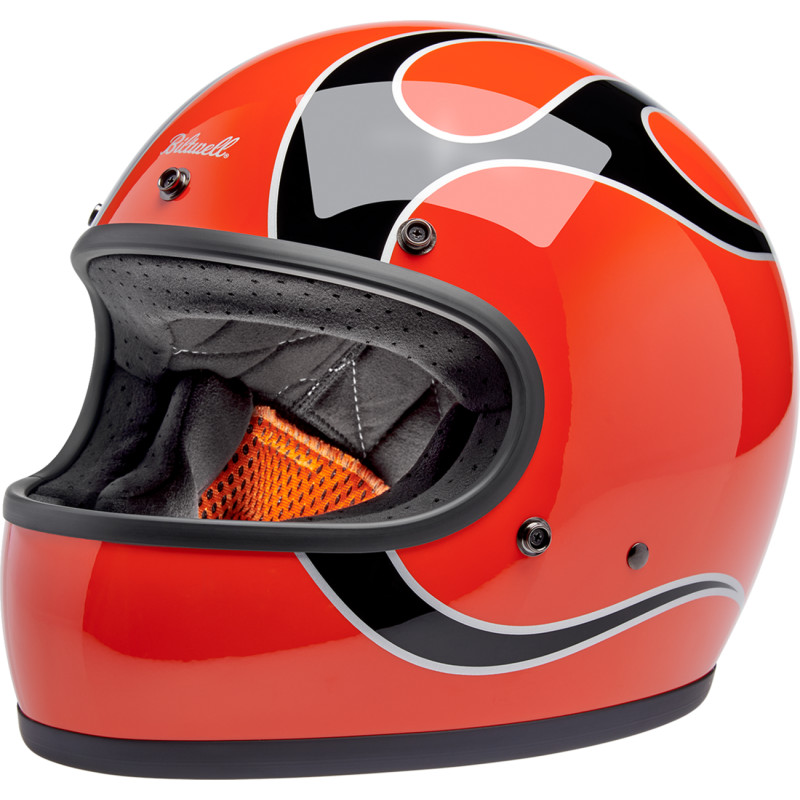 BILTWELL Gringo Flames Helmet