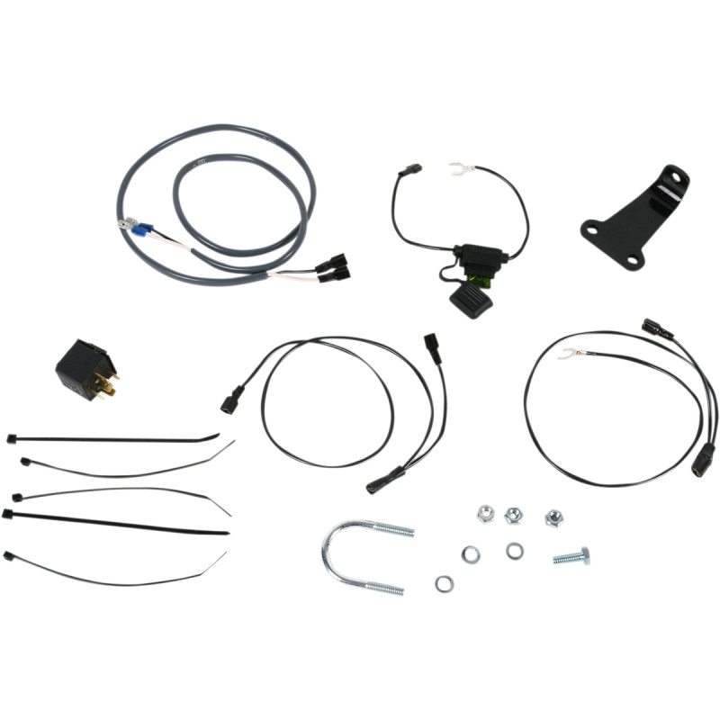 RIVCO PRODUCTS Magnum Electric Horn Hardware Kit — Black