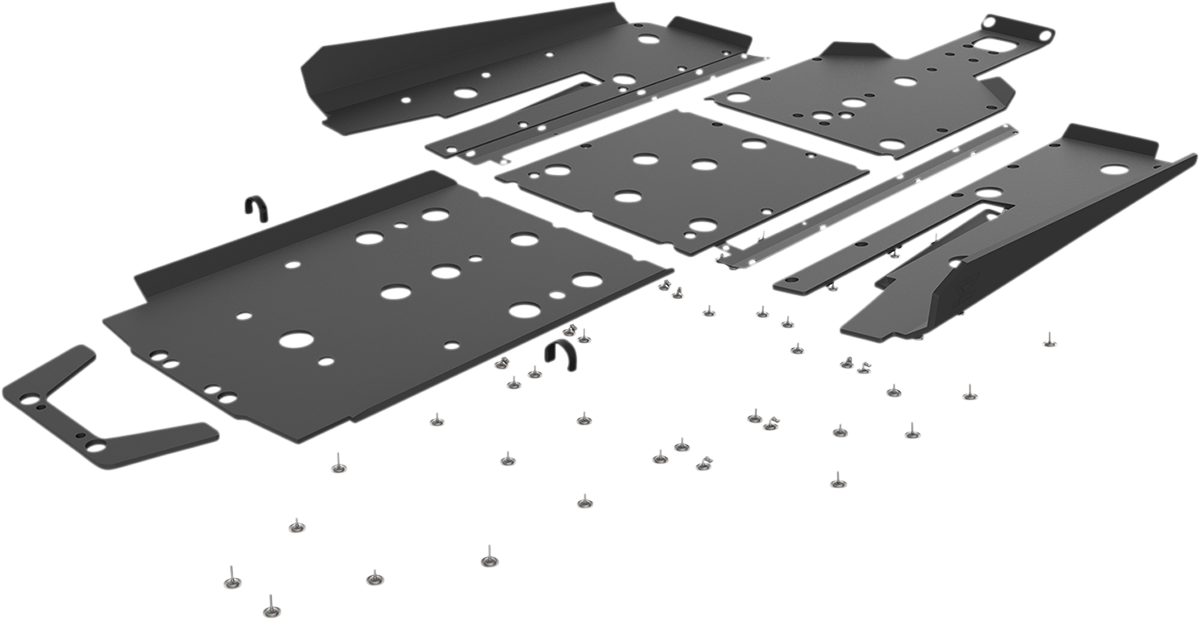 SEIZMIK Full-Coverage Billet Aluminum & Composite Skid Plate - View 1