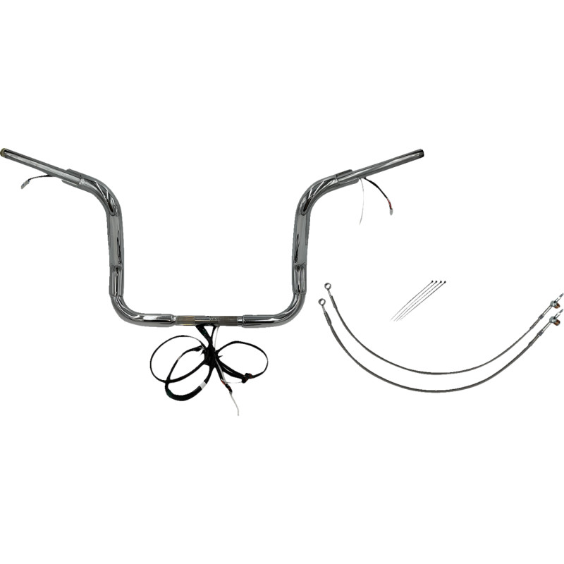 FAT BAGGERS INC. EZ Install Wired 1-1/2" Round Top Handlebar Kit