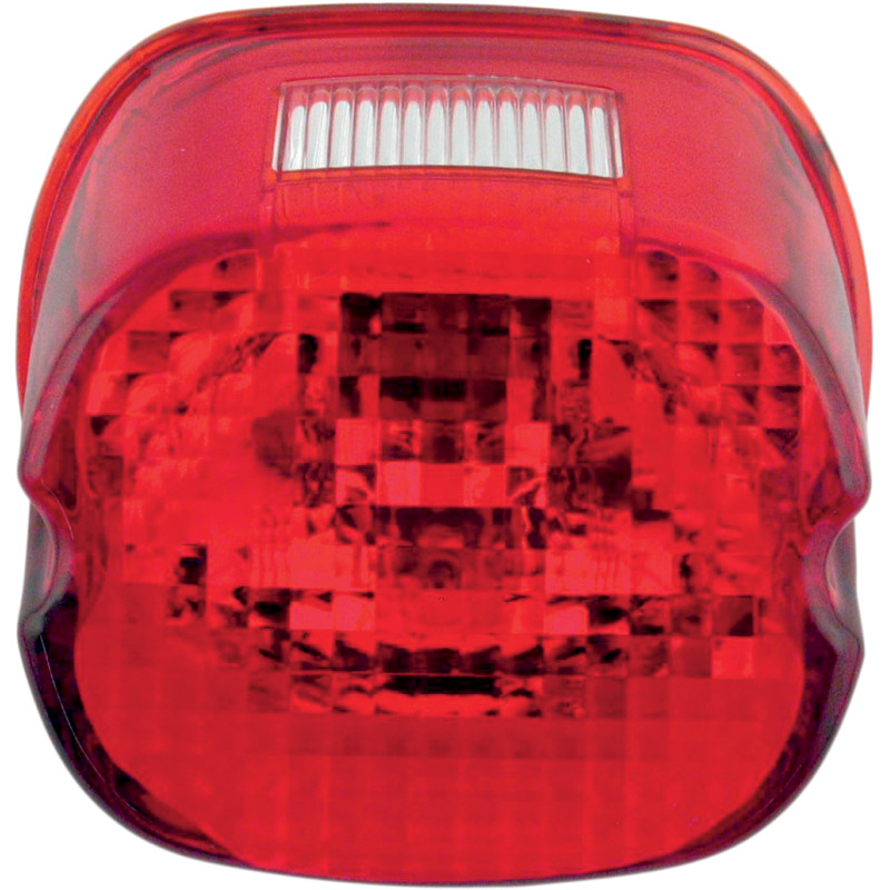DRAG SPECIALTIES Laydown Taillight Lens with Top Tag Window