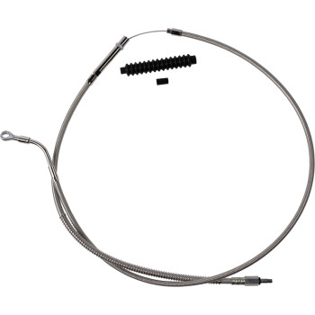 High-Efficiency Stainless Steel Clutch Cable for Harley-Davidson - Standard - '21-'24 FLH