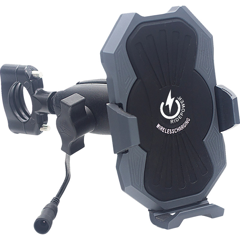 RIDEPOWER Phone Mount w/ Inductive Wireless Charging