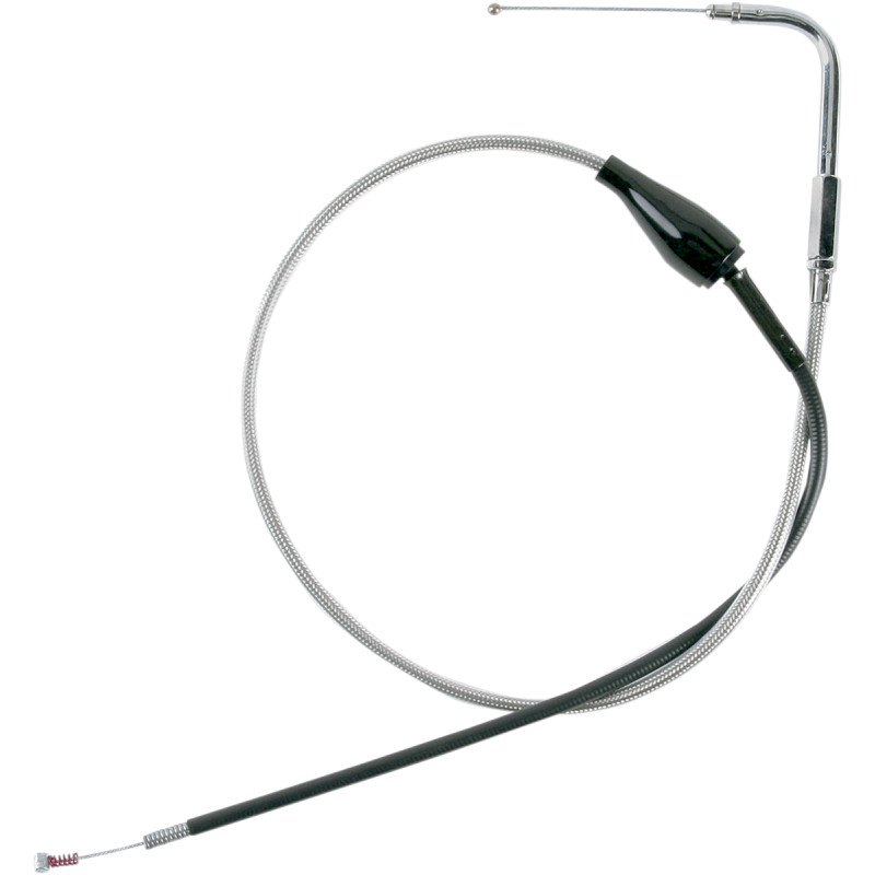 DRAG SPECIALTIES Stainless Braided Idle Cable - Image 6