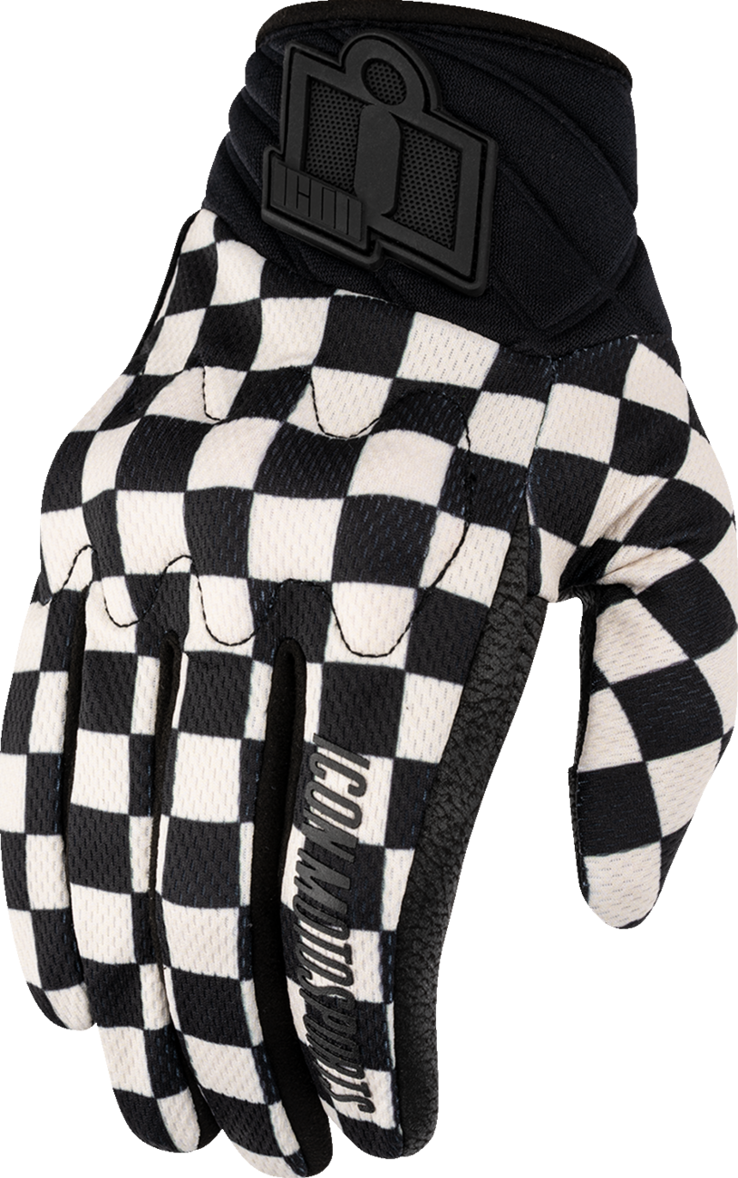 ICON Women's Anthem3 CX Gloves - Checker