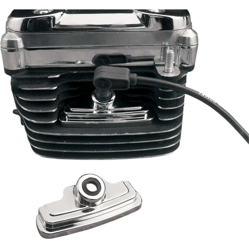 DRAG SPECIALTIES Chrome Head Bolt/Spark Plug Cover — Bolt Cover