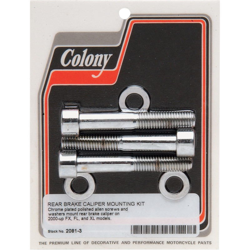 COLONY Rear Brake Caliper Bolt Kit