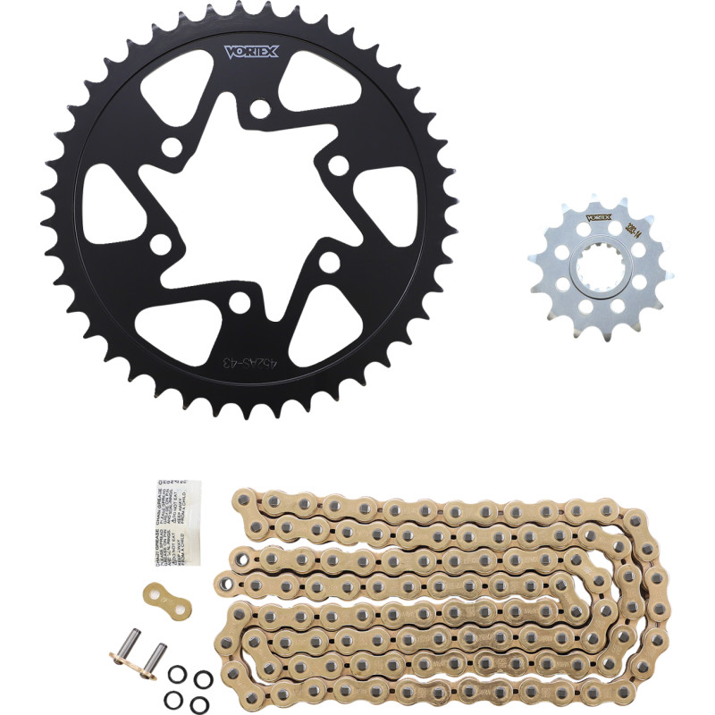 VORTEX GoFast 520 Steel Chain and Sprocket Kit