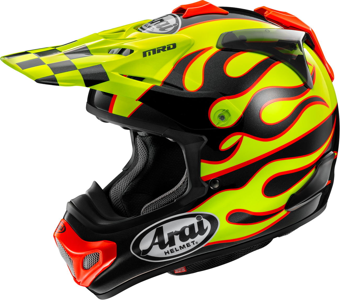 Arai VX-Pro4 Helmet — Flame — Yellow — Small
