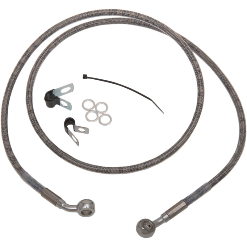 DRAG SPECIALTIES Extended Length Stainless Steel Brake Line Kit - Image 17