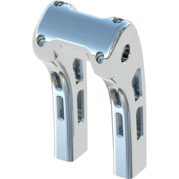 Ghost Risers - 1-1/4 Clamp - 8" - Chrome Ghost Risers - 1-1/4 Clamp - 8" - Chrome