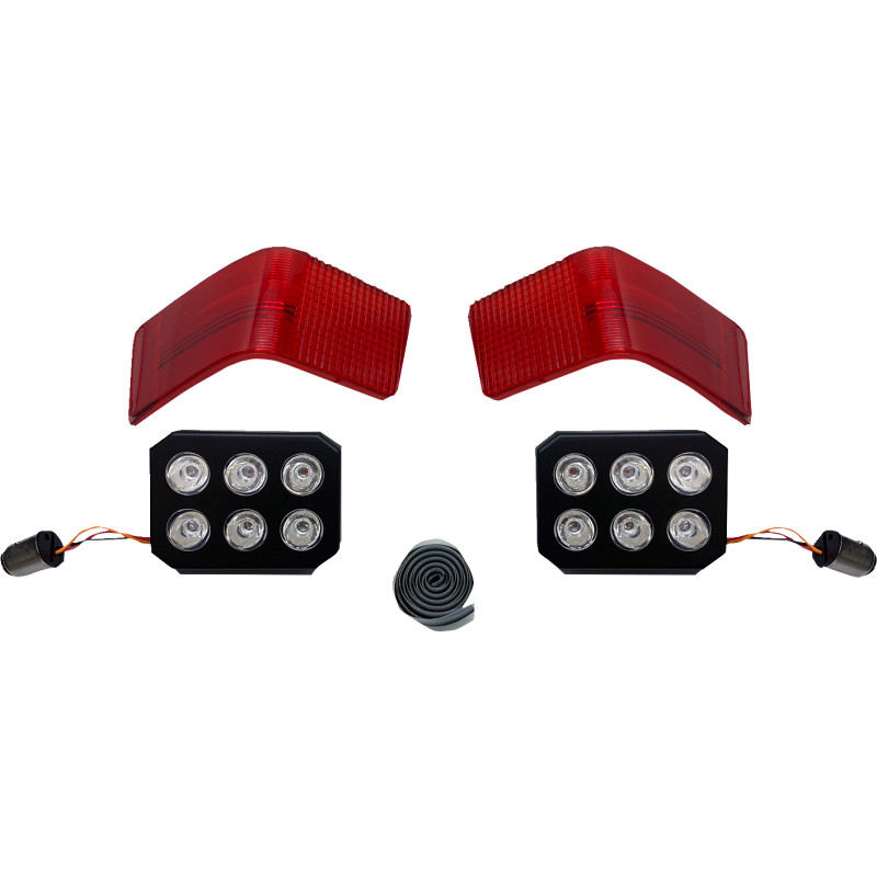 CUSTOM DYNAMICS LED Tour-Pak Run/Brake Lights with Lenses