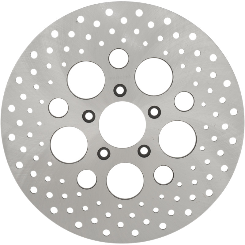 DRAG SPECIALTIES Stainless Steel Drilled Brake Rotor