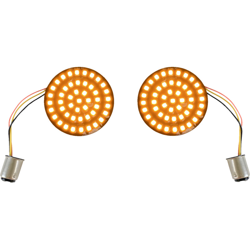 CUSTOM DYNAMICS Genesis® 4 Solid Amber Front Turn Signal Insert