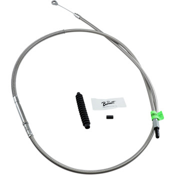 High-Efficiency Stainless Steel Clutch Cable for Harley-Davidson - +6" - '07-'14 Softail