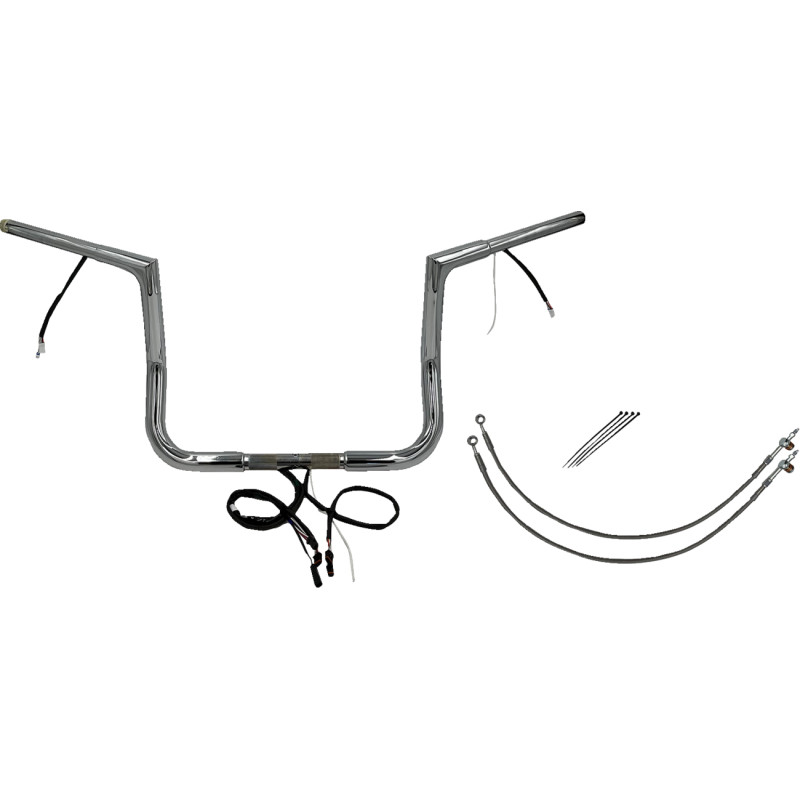 FAT BAGGERS INC. EZ Install Wired 1-1/4" Flat Top Handlebar Kit - Image 4