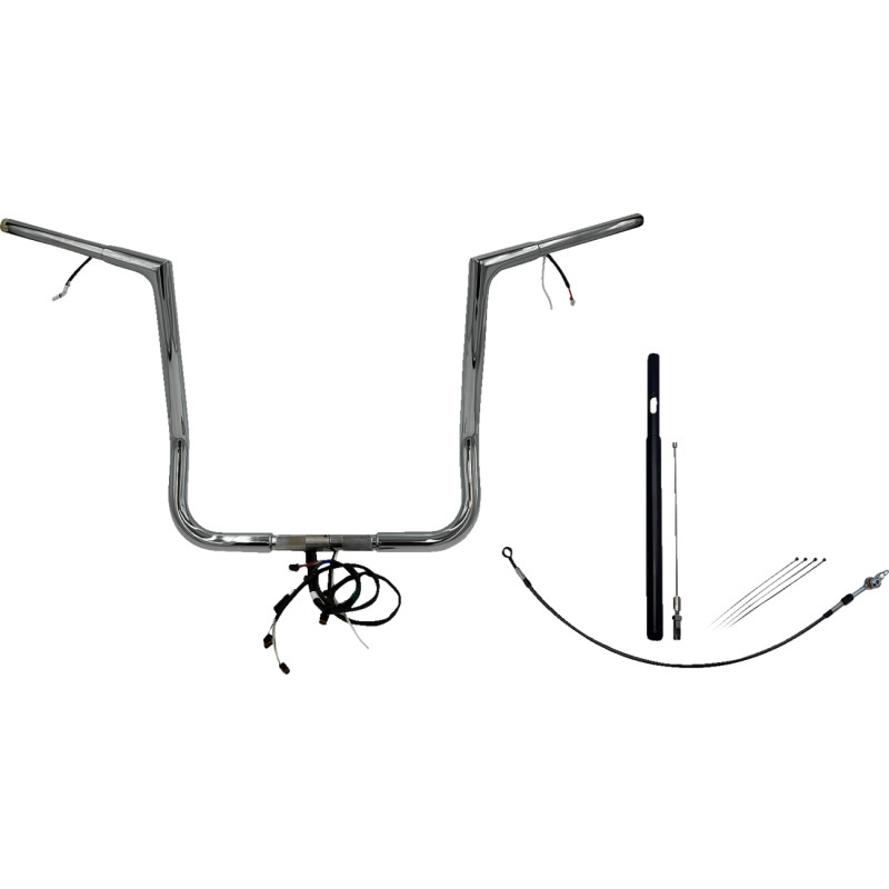 FAT BAGGERS INC. EZ Install Wired 1-1/4" Flat Top Handlebar Kit - Image 13