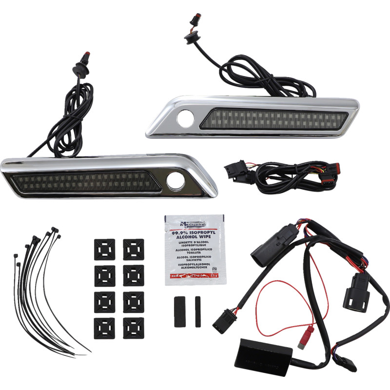 CUSTOM DYNAMICS Saddlebag Latch Dual Color Accent Lights - Image 2