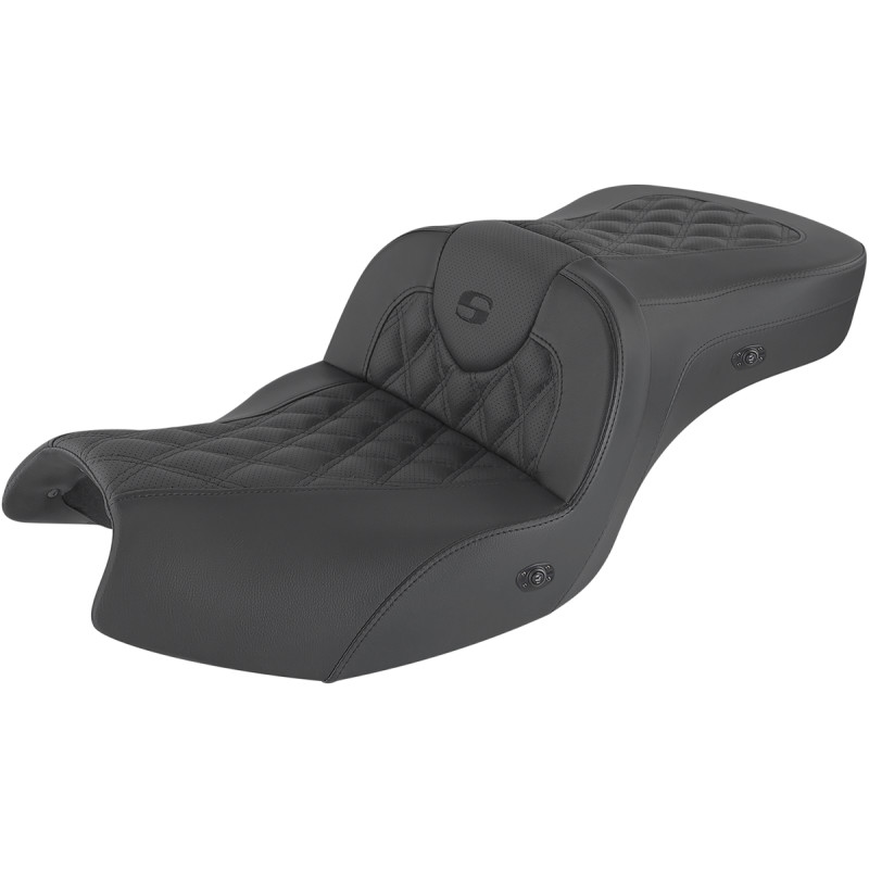 SADDLEMEN Roadsofa™ Lattice Stitch Heated Seat - Image 3
