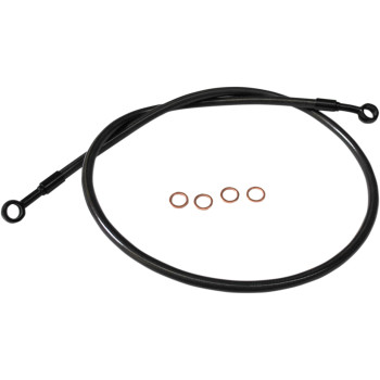 LA Choppers Midnight Complete Cable/Brake Line Kit 12-14" Bars Scout