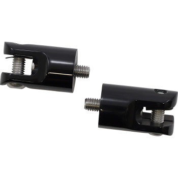 Accutronix FPMT500-B Rear Footpeg Mounts - Black - Pair