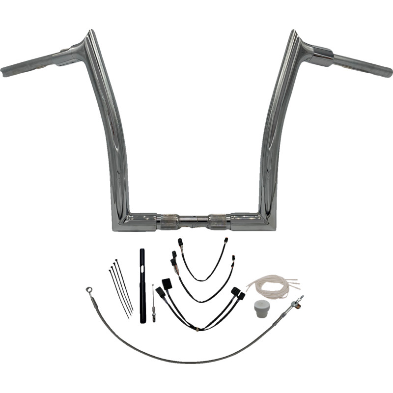 FAT BAGGERS INC. 1-1/2" EZ Install Pointed Top Handlebar Kit - Image 3