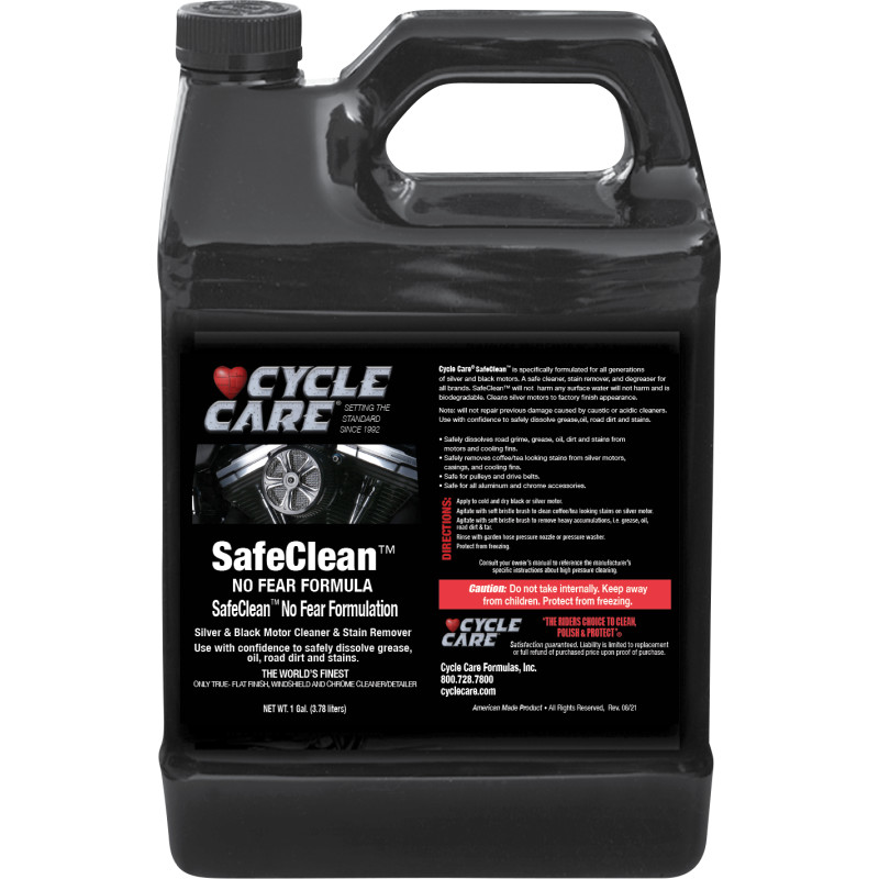 CYCLE CARE FORMULAS Safe Clean™ Silver and Black Engine Cleaner